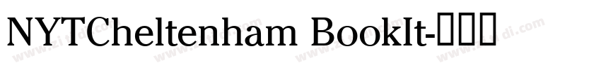 NYTCheltenham BookIt字体转换
